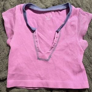 Urban Outfitters Go for Gold top in purple size xs/s